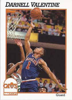 1991-92 Hoops #41 Darnell Valentine Front