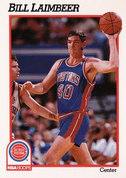 1991-92 Hoops #63 Bill Laimbeer Front