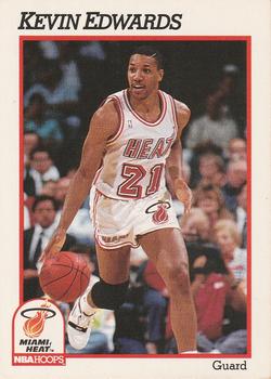 1991-92 Hoops #111 Kevin Edwards Front