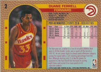 1992-93 Fleer #2 Duane Ferrell Back