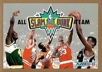 1992-93 Fleer #NNO All Slam Dunk Team Front
