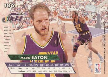 1993-94 Ultra #186 Mark Eaton Back