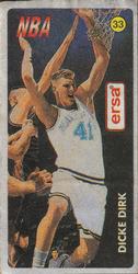 1998 Ersa Gum Wrapper Stickers Turkey #33 Dirk Nowitzki Front