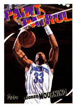 1994-95 Topps #104 Alonzo Mourning Front