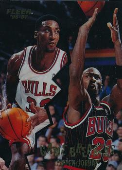 1996-97 Fleer - Game Breakers #1 Michael Jordan / Scottie Pippen Front