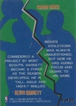 1996-97 Fleer - Game Breakers #9 Kevin Garnett / Isaiah Rider Back