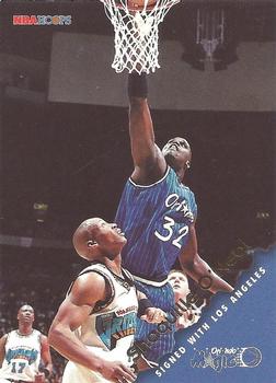 1996-97 Hoops #112 Shaquille O'Neal Front