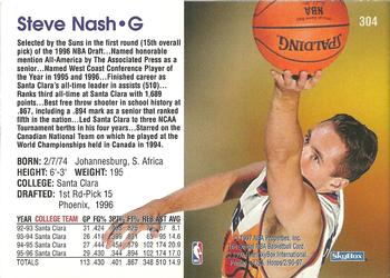 1996-97 Hoops #304 Steve Nash Back