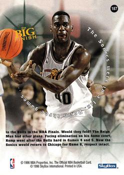1996-97 Hoops #187 Shawn Kemp Back