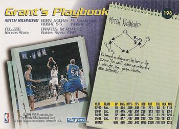 1996-97 Hoops #198 Mitch Richmond Back