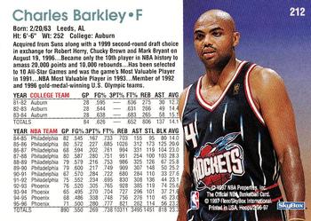 1996-97 Hoops #212 Charles Barkley Back