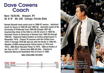 1996-97 Hoops #251 Dave Cowens Back