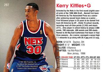 1996-97 Hoops #297 Kerry Kittles Back