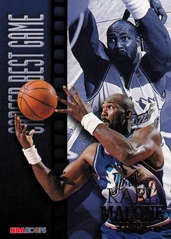 1996-97 Hoops #338 Karl Malone Front