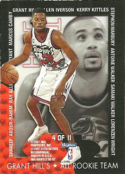 1996-97 Hoops - Grant's All-Rookies #4 Marcus Camby Back