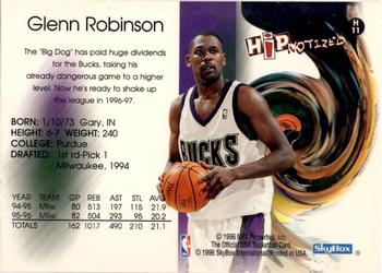 1996-97 Hoops - Hipnotized #H11 Glenn Robinson Back