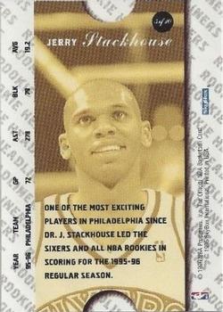 1996-97 Hoops - Rookie Headliners #5 Jerry Stackhouse Back