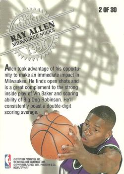 1996-97 Hoops - Rookies #2 Ray Allen Back