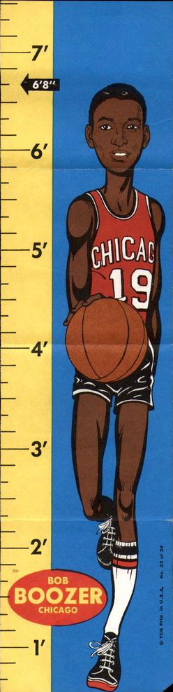 1969-70 Topps - Rulers #23 Bob Boozer Front