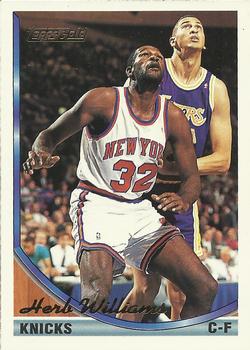 1993-94 Topps - Gold #278 Herb Williams Front