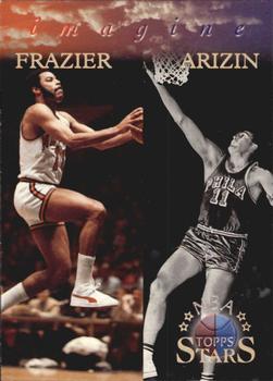 1996-97 Topps Stars - Imagine #I-23 Walt Frazier / Paul Arizin Front