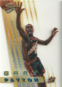 1996-97 Bowman's Best - Shots Refractor #BS2 Gary Payton Front