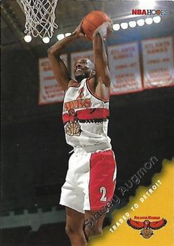 1996-97 Hoops - Silver #1 Stacey Augmon Front