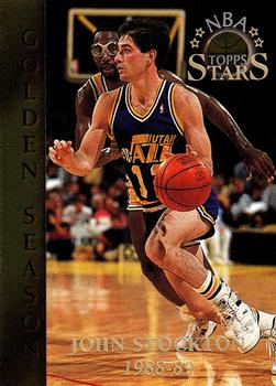 1996-97 Topps Stars #93 John Stockton Front