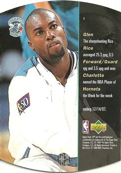 1997-98 SPx - Bronze #5 Glen Rice Back