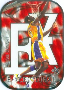 1999-00 E-X - E-Xceptional Red #10XC Kobe Bryant Front