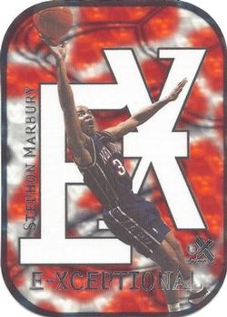 1999-00 E-X - E-Xceptional Red #8XC Stephon Marbury Front