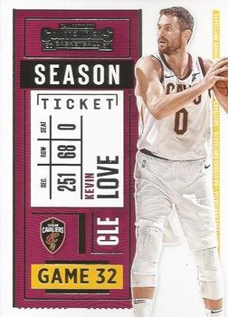 2020-21 Panini Contenders #1 Kevin Love Front