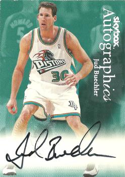 1999-00 SkyBox Premium - Autographics #NNO Jud Buechler Front