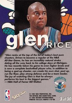 1997-98 Hoops - Talkin' Hoops #3 Glen Rice Back