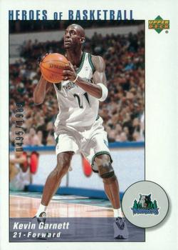 2002-03 UD Authentics - Kevin Garnett Heroes of Basketball #KG10 Kevin Garnett Front