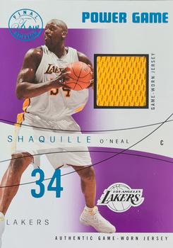 2003-04 Flair Final Edition - Power Game Jerseys #PG-SON Shaquille O'Neal Front