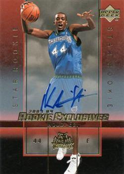 2003-04 Upper Deck Rookie Exclusives - Autographs #A21 Ndudi Ebi Front
