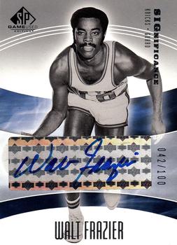2004-05 SP Game Used - SIGnificance #SIG-WF Walt Frazier Front