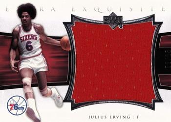 2004-05 Upper Deck Exquisite Collection - Extra Exquisite Jerseys #EE-JE Julius Erving Front