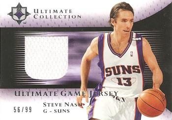 2005-06 Upper Deck Ultimate Collection - Ultimate Game Jerseys #UJ-SN Steve Nash Front