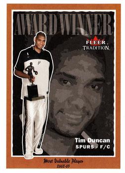 2003-04 Fleer Tradition #221 Tim Duncan Front