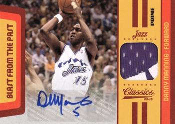 2009-10 Panini Classics - Blast From The Past Jerseys Prime #11 Danny Manning Front