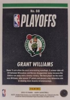 2022-23 Hoops - Road to the Finals / NBA Championship #68 Grant Williams Back