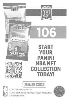 2023-24 Panini Sticker & Card Collection #106 Jalen Johnson Back