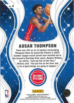 2023-24 Donruss - Magicians #4 Ausar Thompson Back