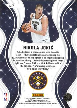 2023-24 Donruss - Magicians #7 Nikola Jokic Back