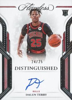 2022-23 Panini Flawless - Distinguished Autos #DA-DTY Dalen Terry Front