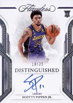 2022-23 Panini Flawless - Distinguished Autos #DA-SPJ Scotty Pippen Jr. Front