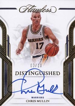 2022-23 Panini Flawless - Distinguished Autos Gold #DA-CML Chris Mullin Front