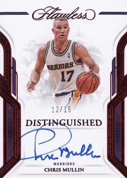 2022-23 Panini Flawless - Distinguished Autos Ruby #DA-CML Chris Mullin Front